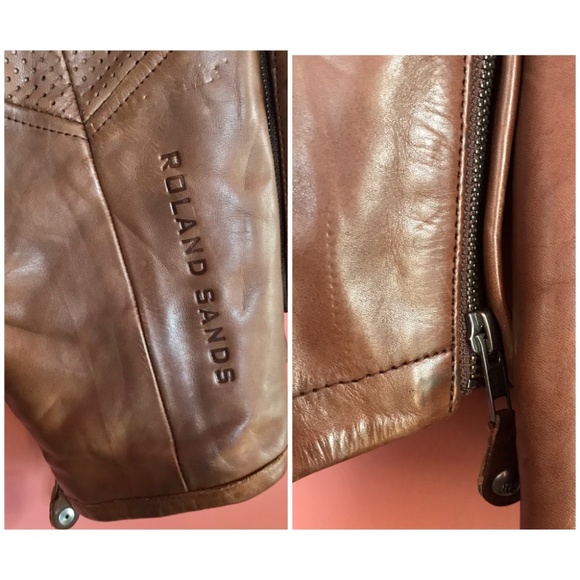 Ronin RSD Motorcycle 100% Leather Jacket Mens XL color Tobacco 2017 - Picture 6 of 16